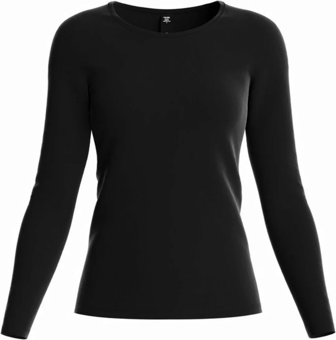 CALIDA Langarmshirt Natural Comfort mit flacher Nahtverarbeitung an Dekolle günstig online kaufen