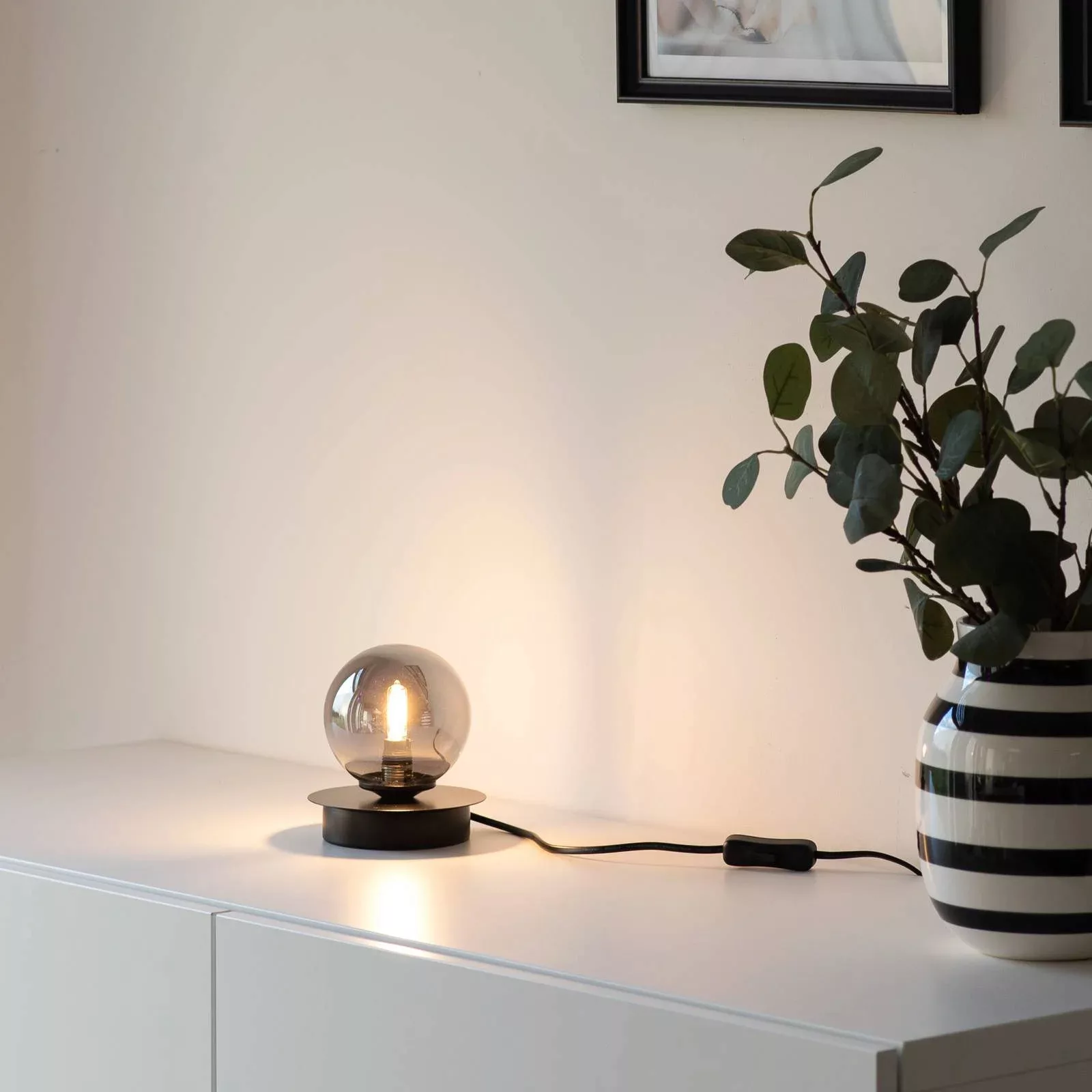 LED Tischleuchte Widow in Schwarz 3W 300lm G9 1-flammig günstig online kaufen