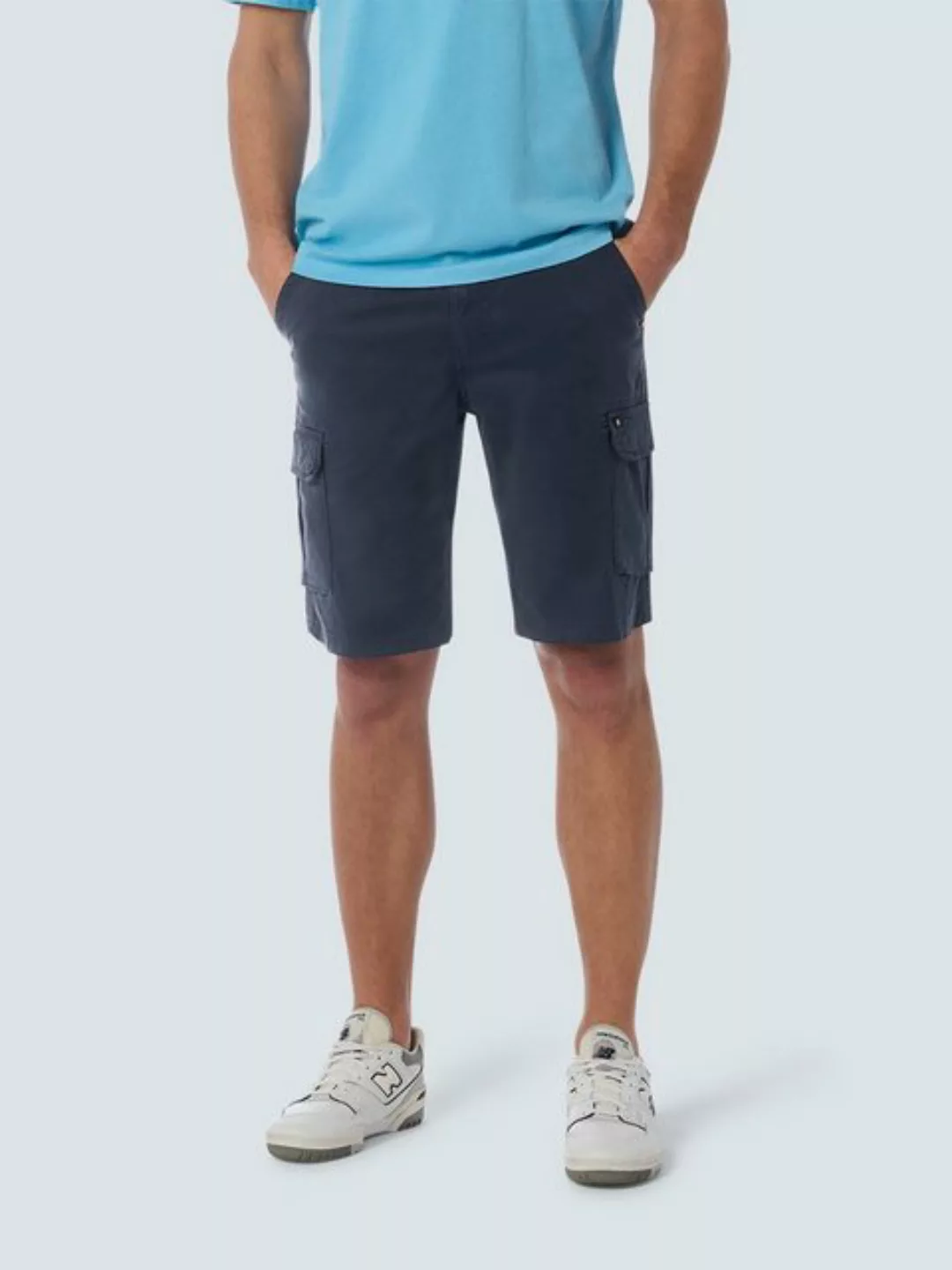 NO EXCESS Stoffhose Short Cargo Garment Dyed + Stone Wa günstig online kaufen