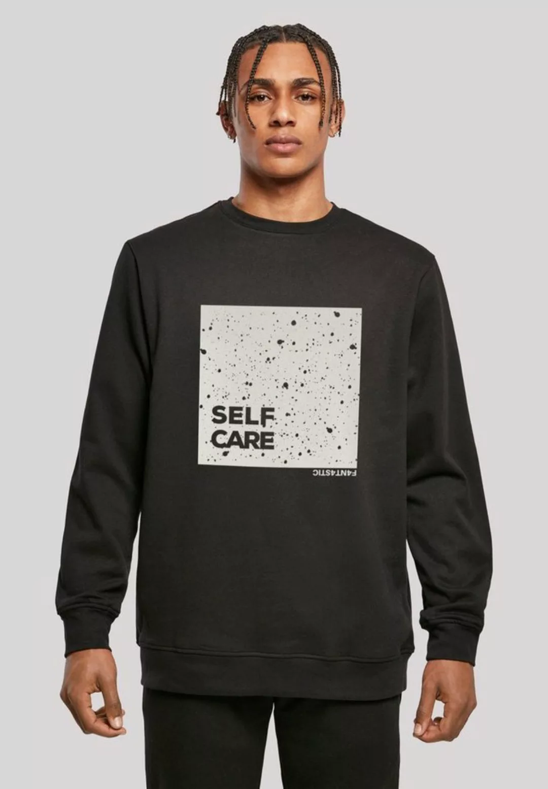 F4NT4STIC Kapuzenpullover "SELF CARE CREWNECK", Print günstig online kaufen