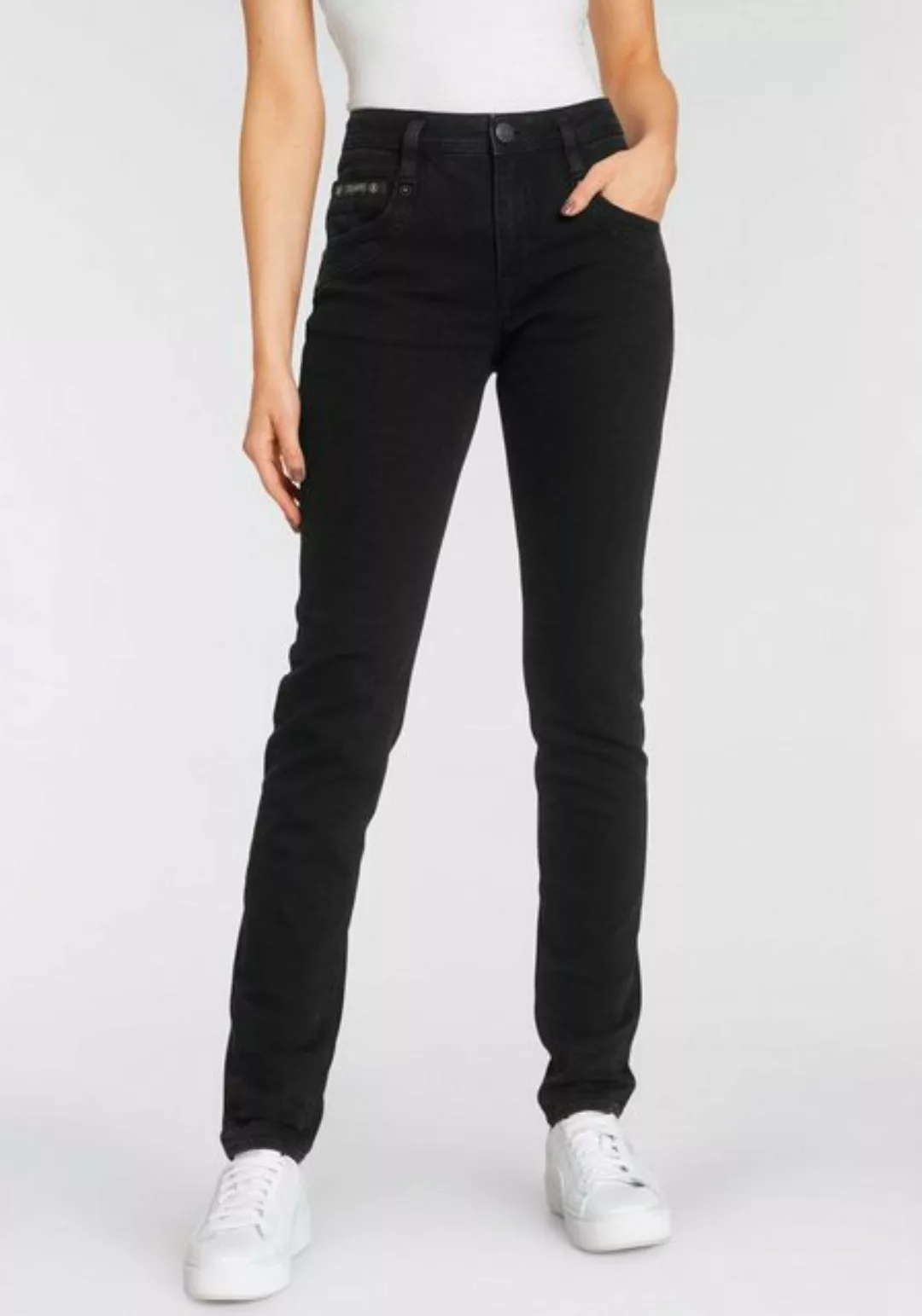 Herrlicher High-waist-Jeans RADINA RECYCLED DENIM mit leichtem Push-Up-Effe günstig online kaufen