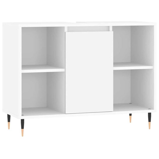 vidaXL Waschbeckenunterschrank Badschrank Weiß 80x33x60 cm Holzwerkstoff (1 günstig online kaufen