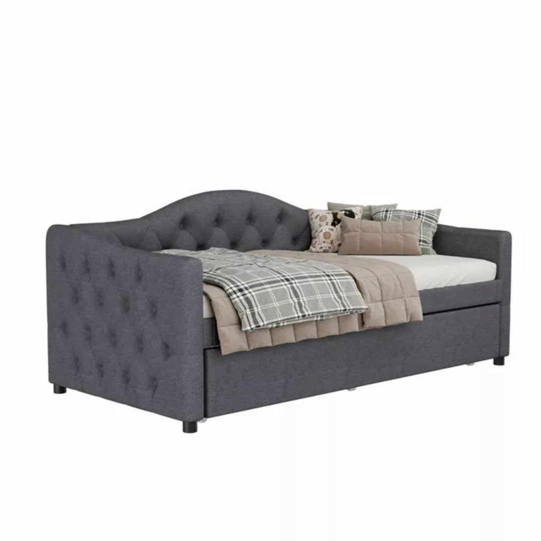 Flieks Daybett, Tagesbett Schlafsofa Kinderbett 90x200cm mit Ausziehbett 90 günstig online kaufen