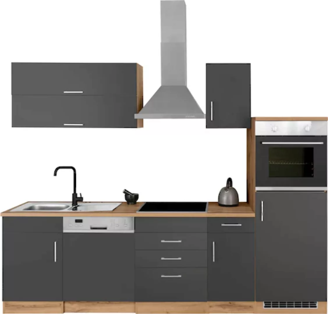 HELD MÖBEL Küchenzeile "Colmar", mit E-Geräten, Breite 270 cm günstig online kaufen