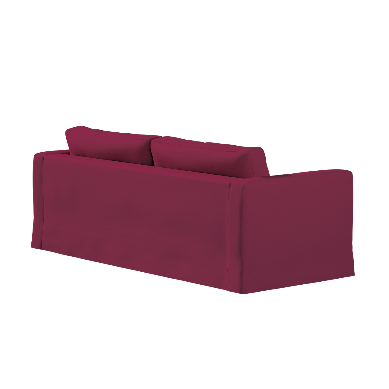 Bezug für Karlstad 3-Sitzer Sofa nicht ausklappbar, lang, pflaume , Bezug f günstig online kaufen