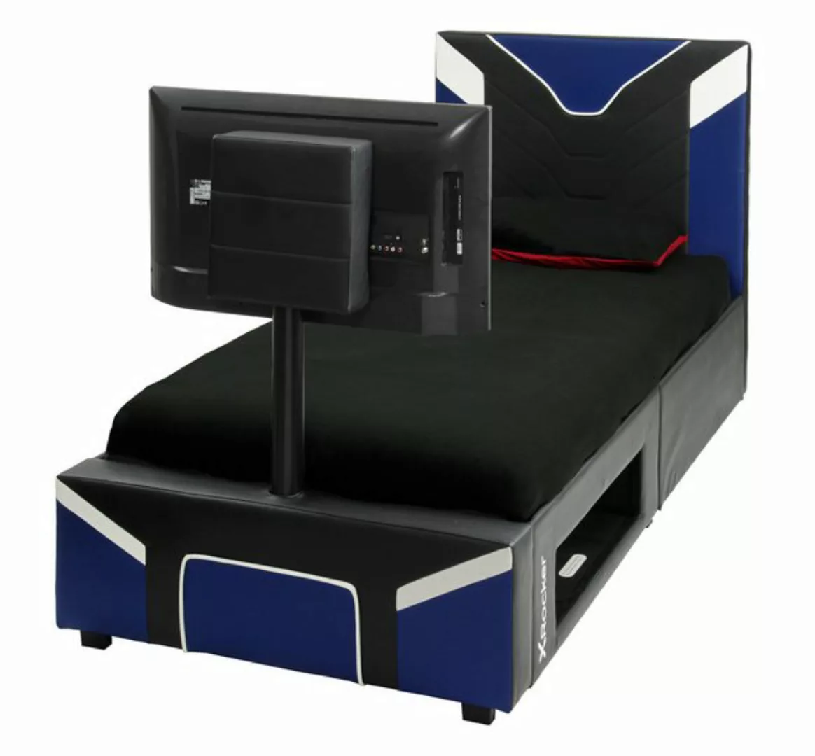 X Rocker Multimediabett Cerberus Twist TV Gaming Bett – Jugendbett mit TV-H günstig online kaufen