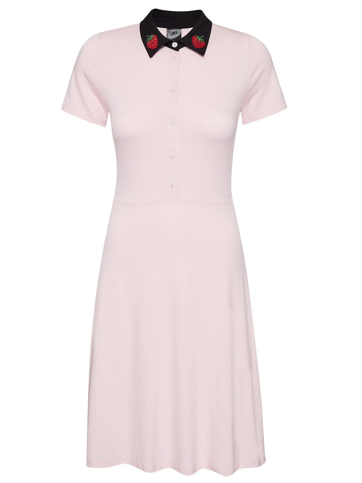 Pussy Deluxe Cat Sweet Berry Damen A-Linien-Kleid lightpink günstig online kaufen