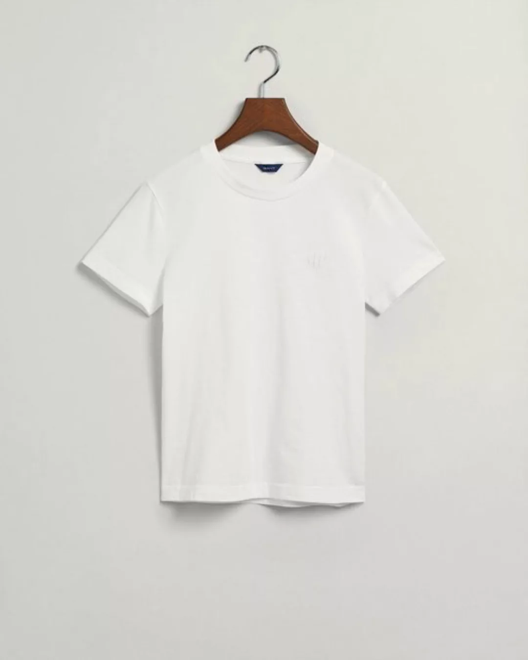 Gant T-Shirt REG TONAL SHIELD SS T-SHIRT, WHITE günstig online kaufen