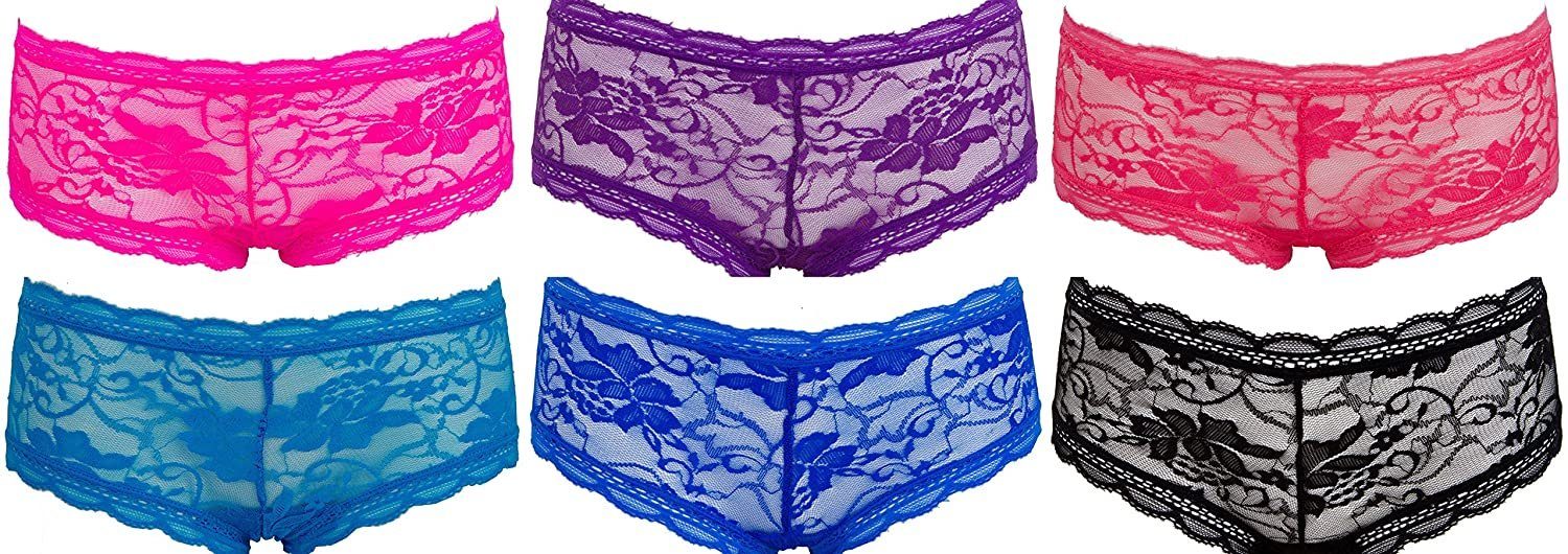 AvaMia Panty 6er Pack Pantys Spitze günstig online kaufen