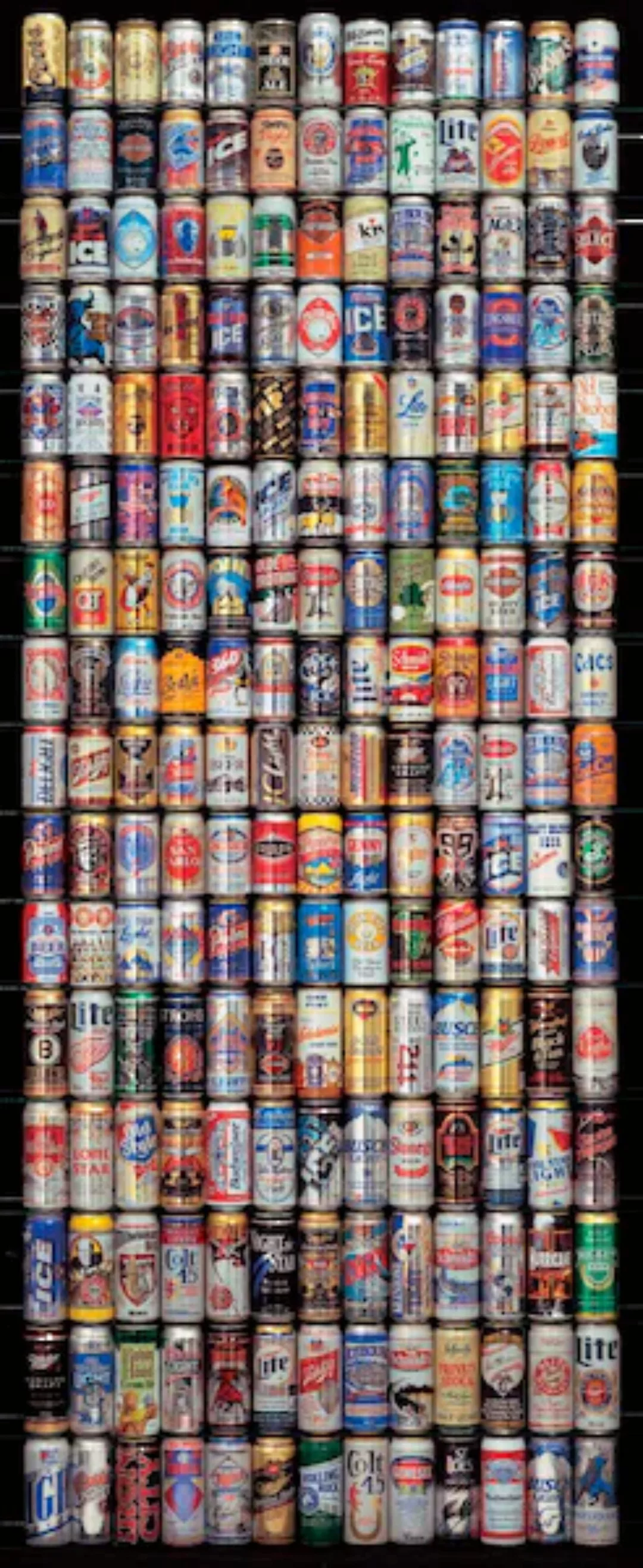Papermoon Fototapete »American Beer Cans - Türtapete«, matt günstig online kaufen