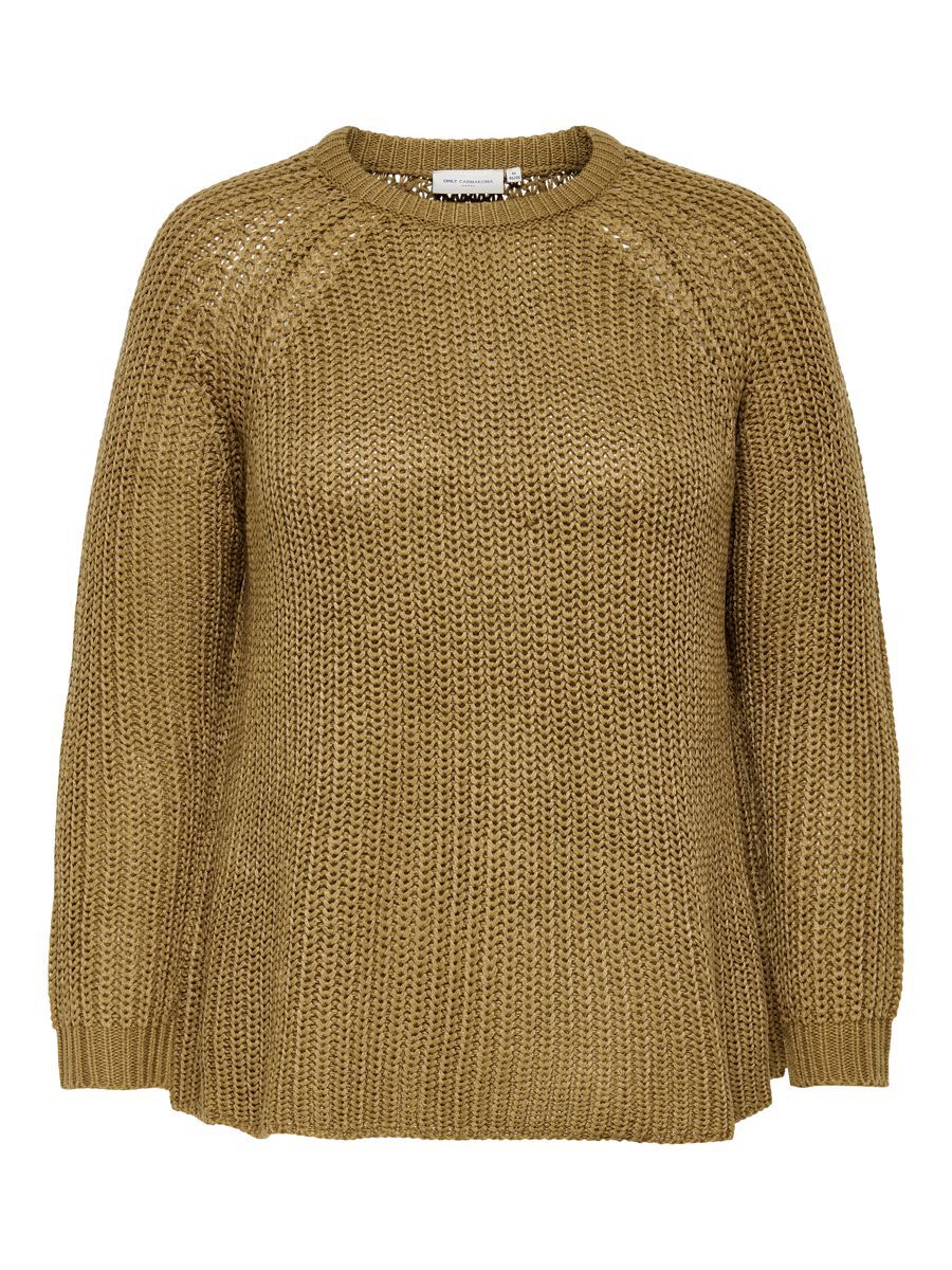 ONLY Rundhals- Pullover Damen Braun günstig online kaufen