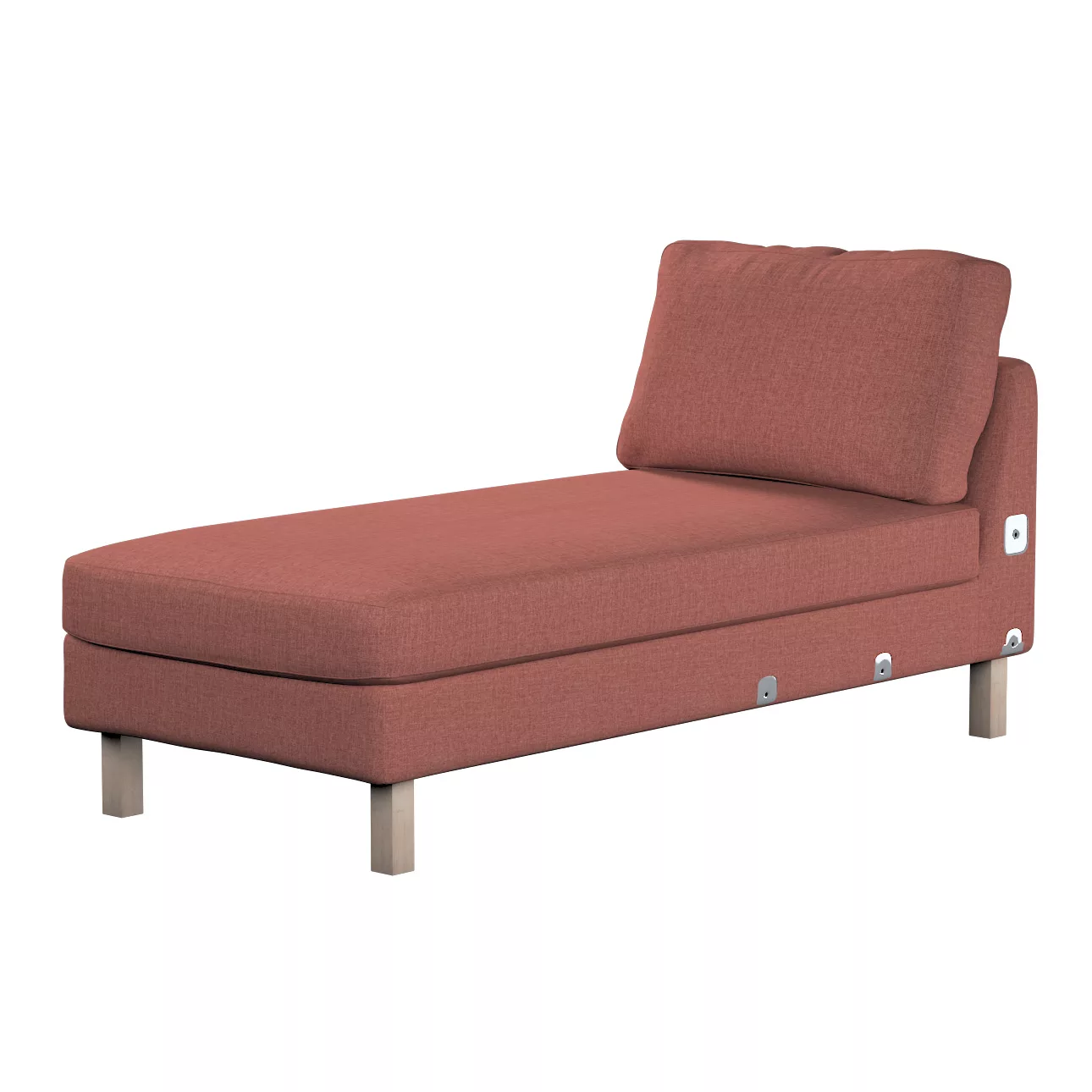 Bezug für Karlstad Recamiere Zustellsofa, kurz, cognac braun, Bezug für Kar günstig online kaufen