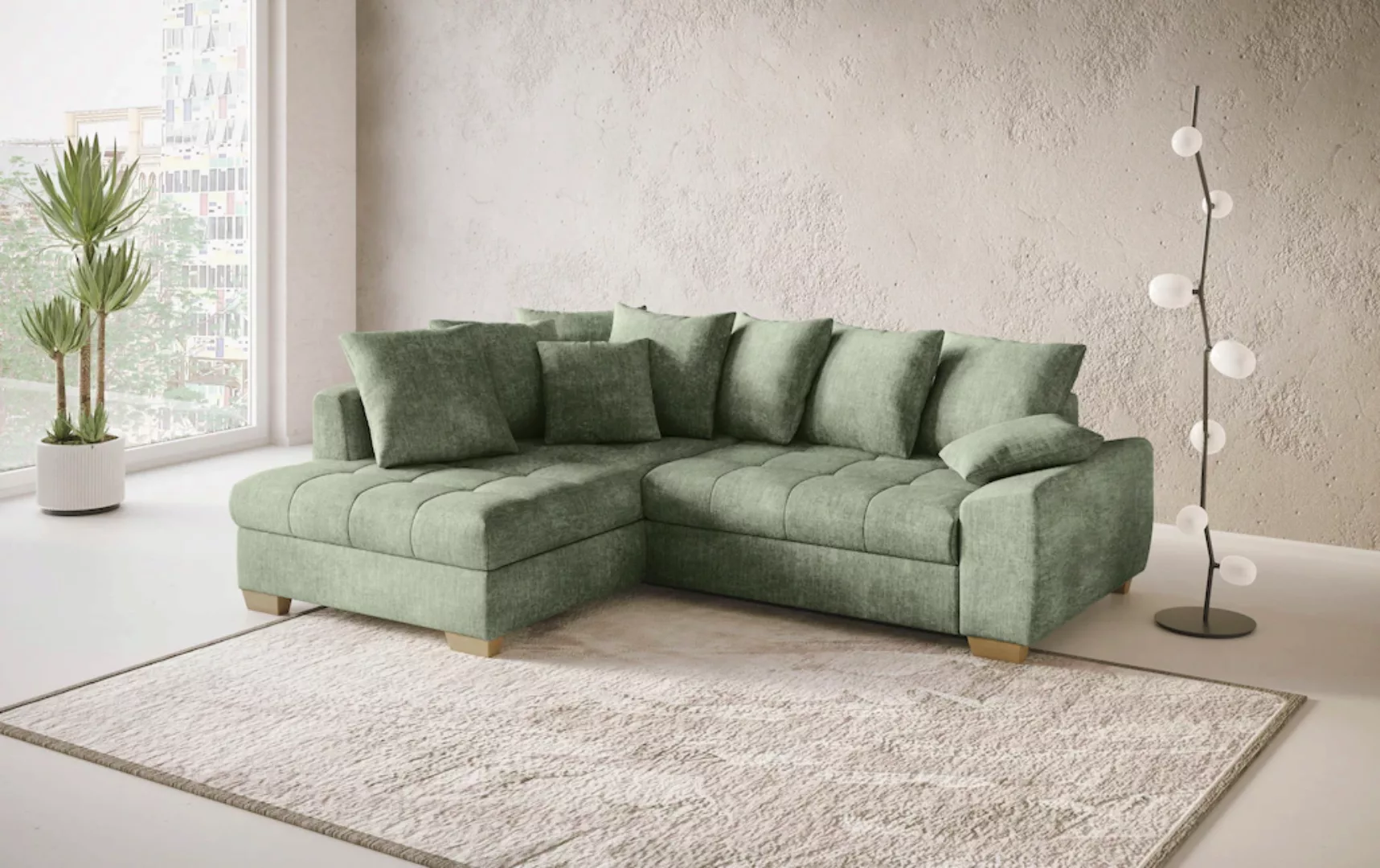 Mr. Couch Ecksofa "Nikita II, L-Form, bis 140kg pro Sitzplatz belastbar", m günstig online kaufen
