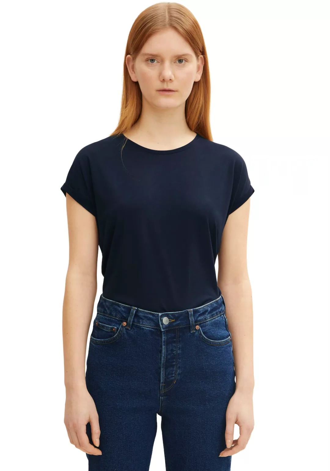 TOM TAILOR Denim T-Shirt (1-tlg) Plain/ohne Details günstig online kaufen