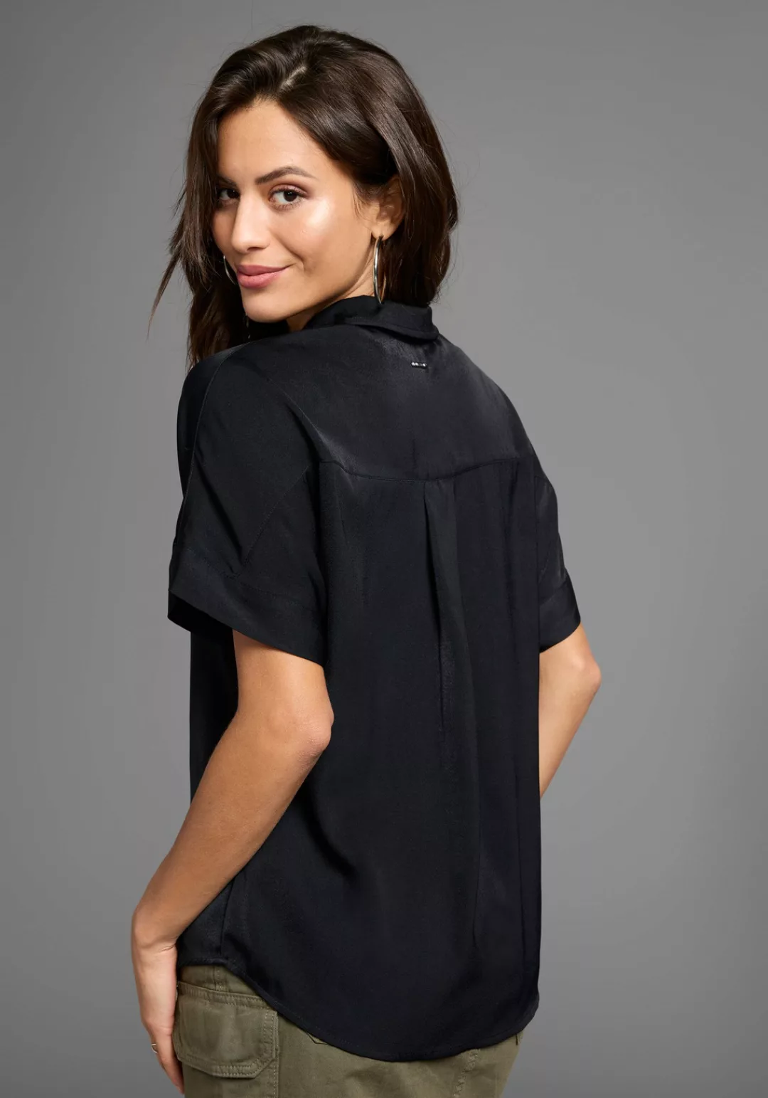 Laura Scott Hemdbluse in lässiger Form günstig online kaufen