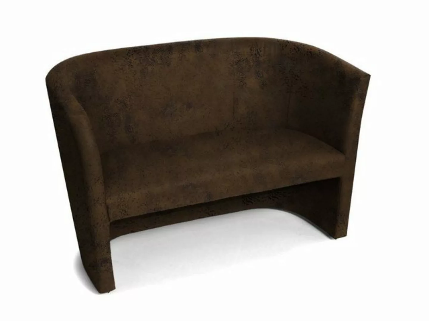 Moebel-Eins Sofa CHARLY Cocktailsofa I DUO Gobi 03 braun günstig online kaufen