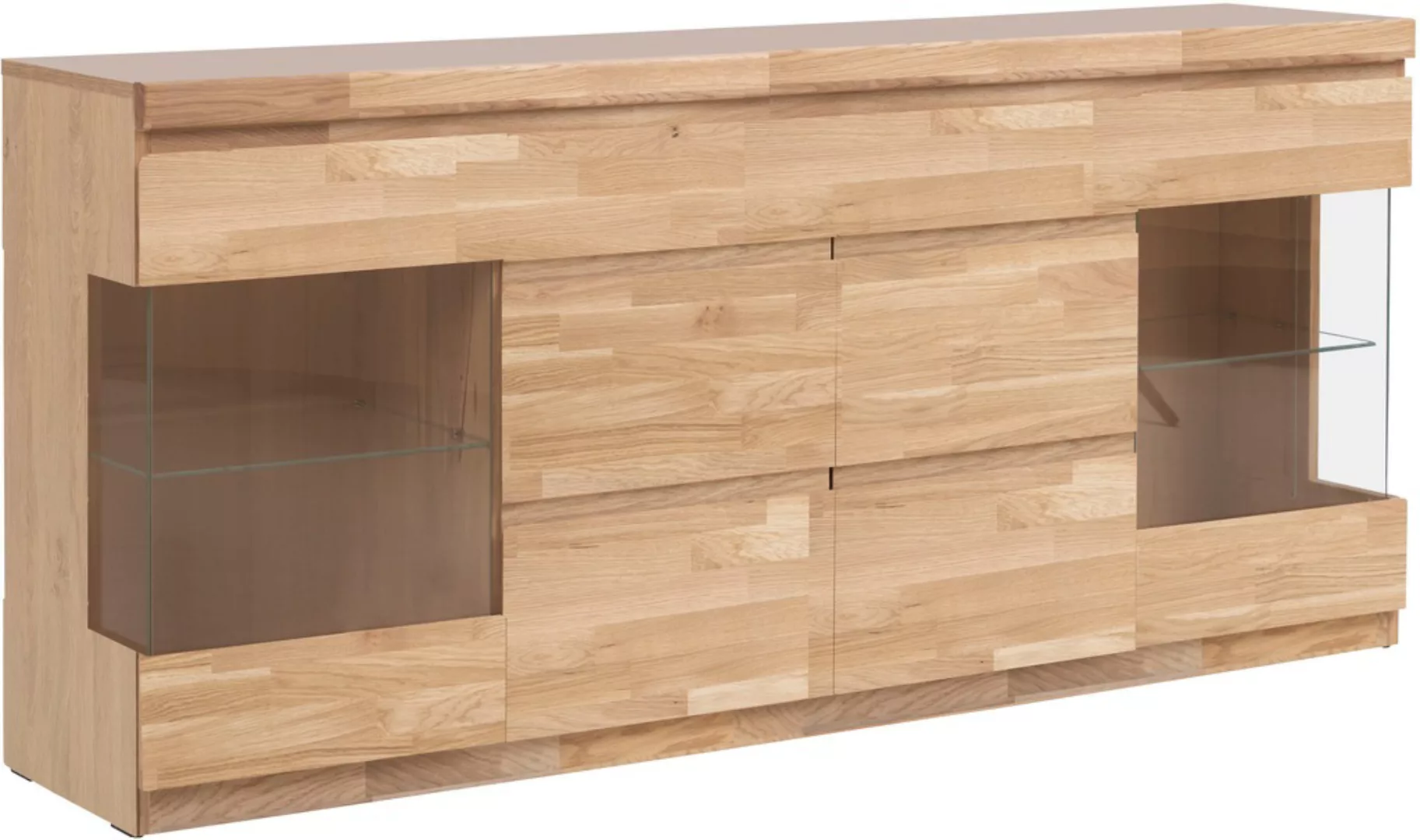 Home affaire Sideboard "OSLO", Breite ca. 180 cm, Teilmassiv günstig online kaufen