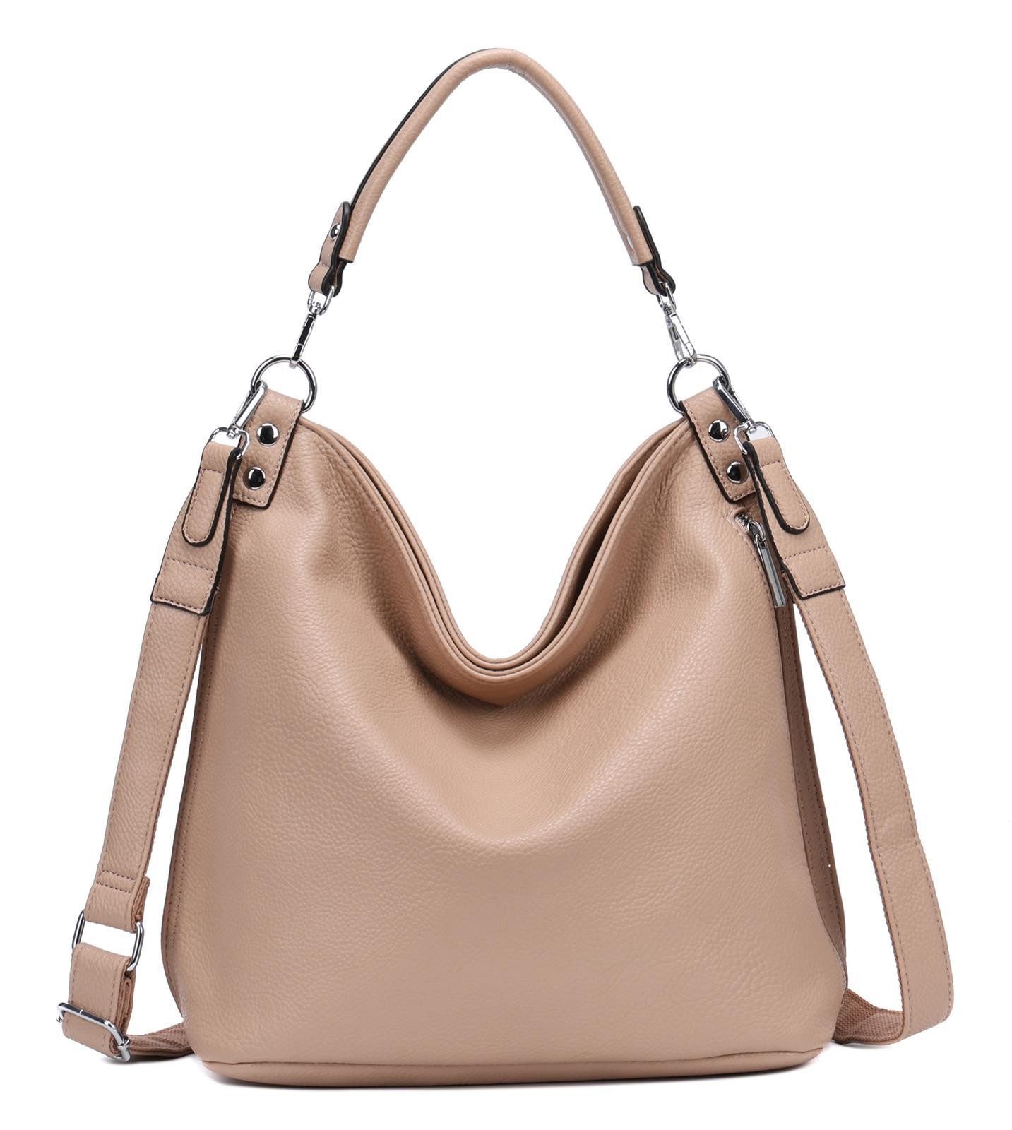 ITALYSHOP24 Schultertasche DAMEN XXL SHOPPER HOBO günstig online kaufen