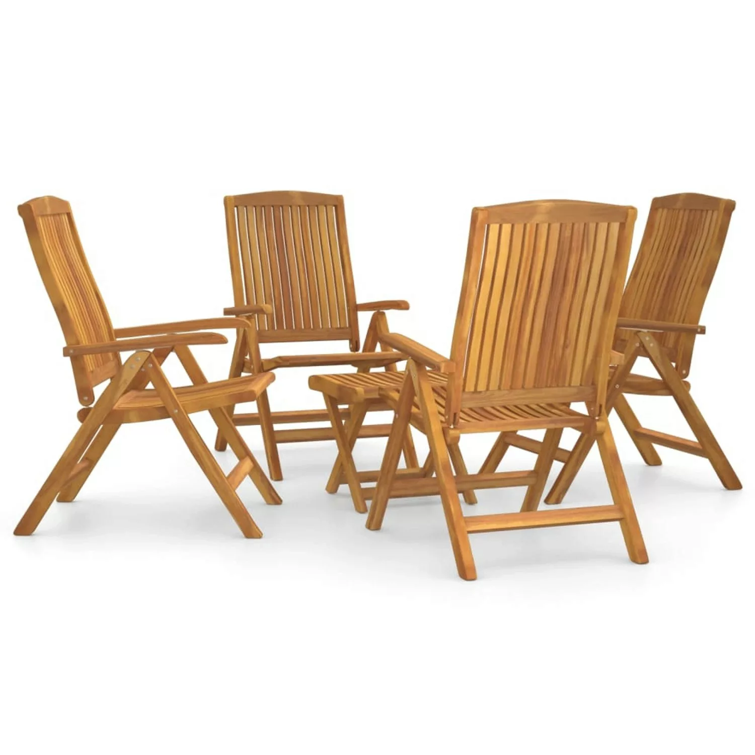 Vidaxl 5-tlg. Garten-lounge-set Massivholz Teak günstig online kaufen