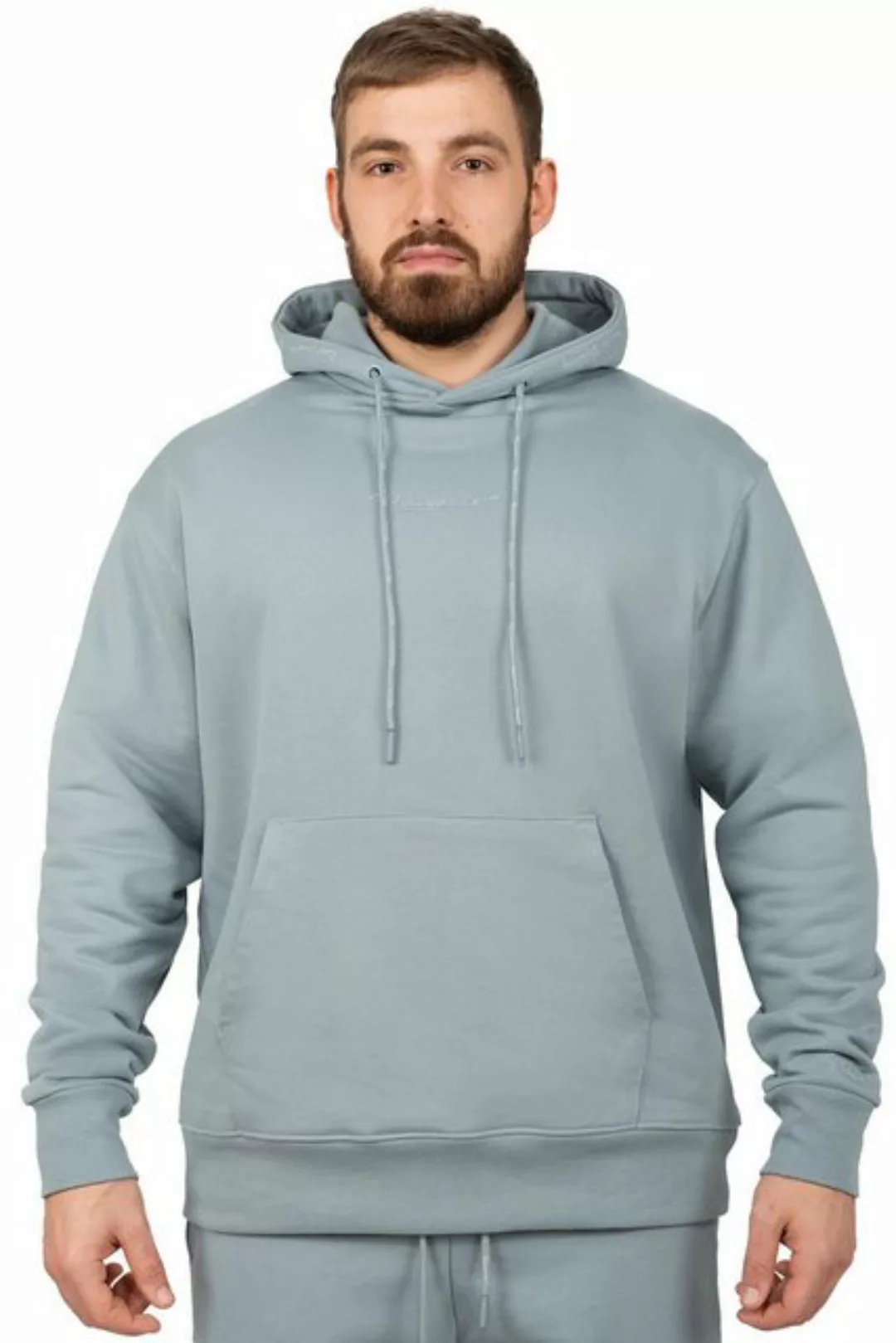 Reichstadt Trainingspullover Sport Herren Hoodie 23RS034 Grey XS mit Elegan günstig online kaufen