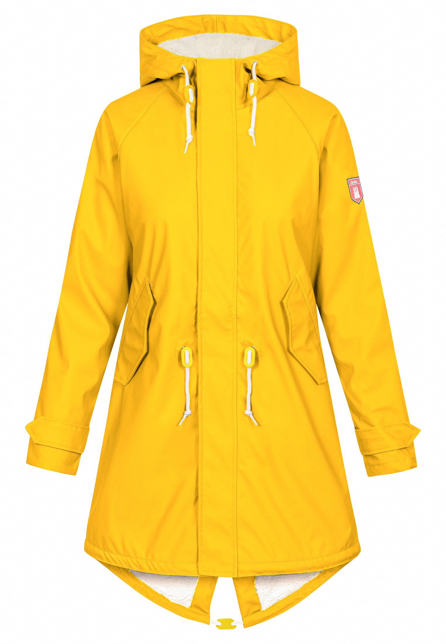 Derbe Regenmantel "Tidaholm", Wasserabweisend, winddicht, Teddylining, nach günstig online kaufen