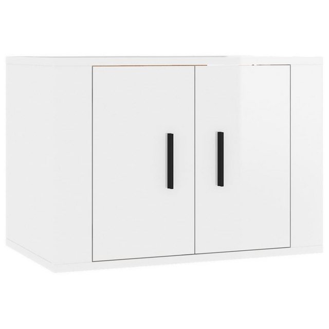 Vidaxl Tv-wandschrank Hochglanz-weiß 57x34,5x40 Cm günstig online kaufen