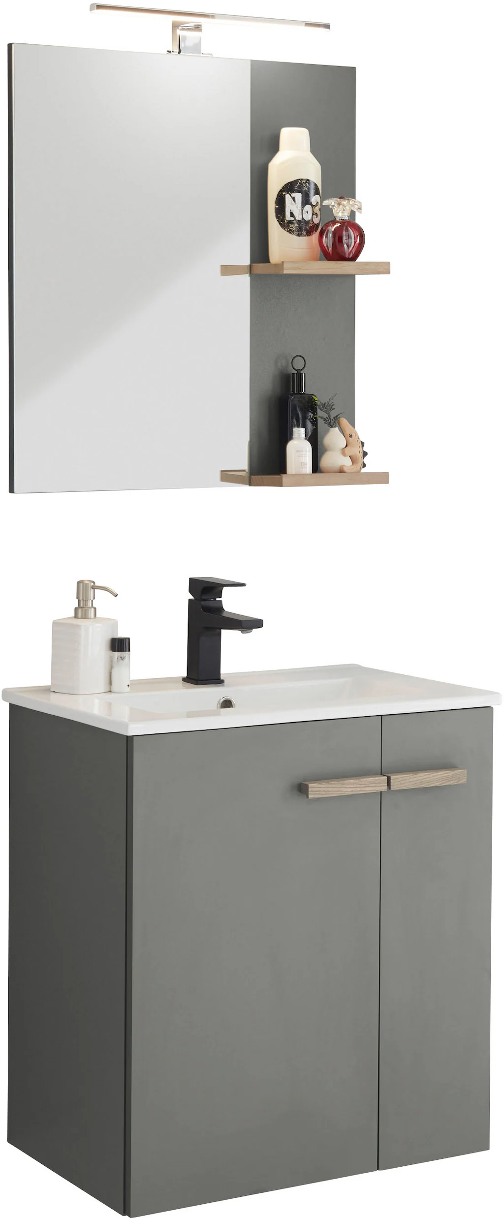 Places of Style Badmöbel-Set "SOLiD, Badmöbel-Set, Bad im modernen Design, günstig online kaufen