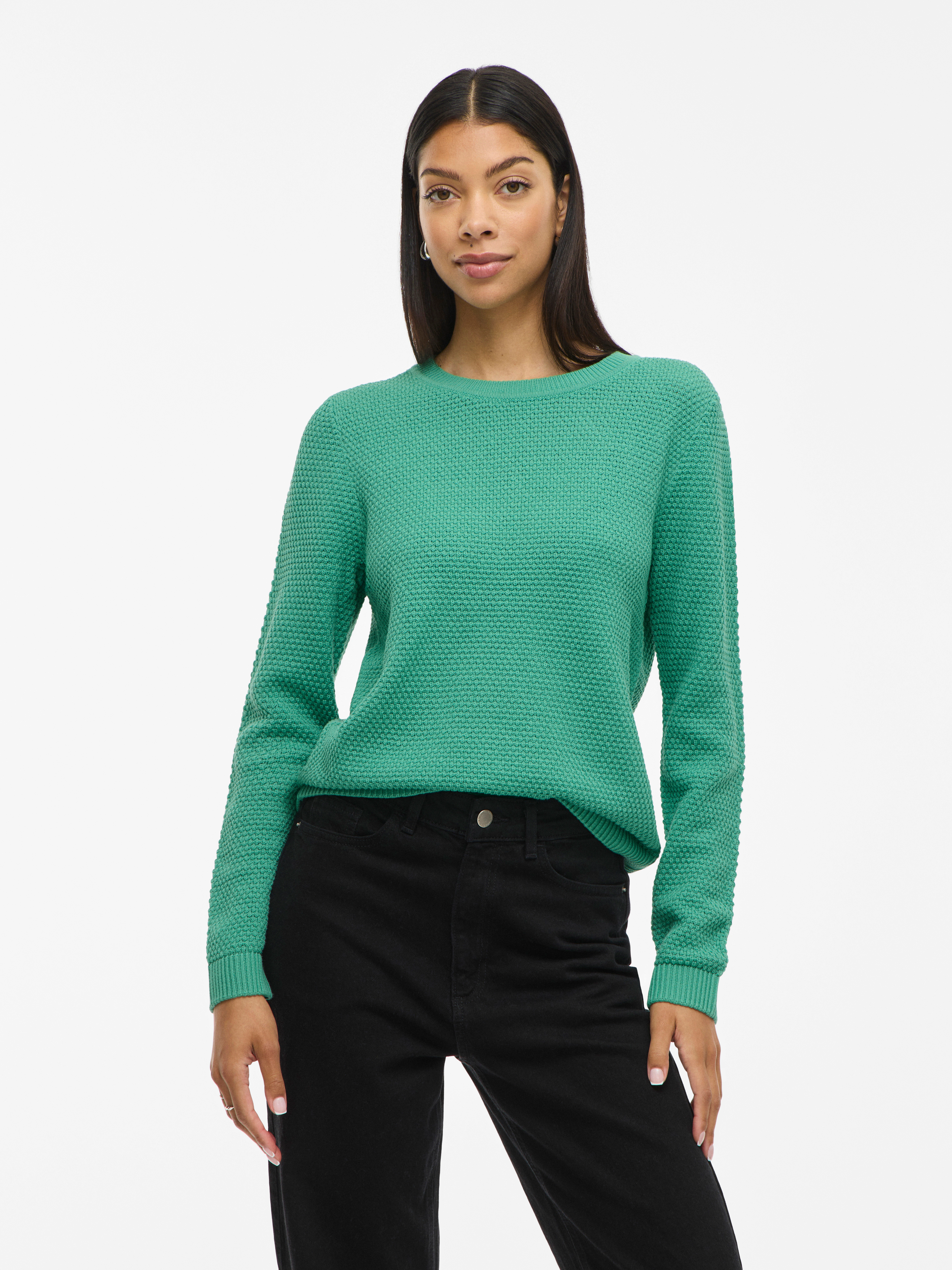 Vila Rundhalspullover "VIDALO O-NECK L/S KNIT TOP- NOOS" günstig online kaufen