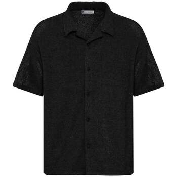 Dandalo  Hemdbluse Joris Oversize Lapel Collar Short Sleeve Shirt günstig online kaufen