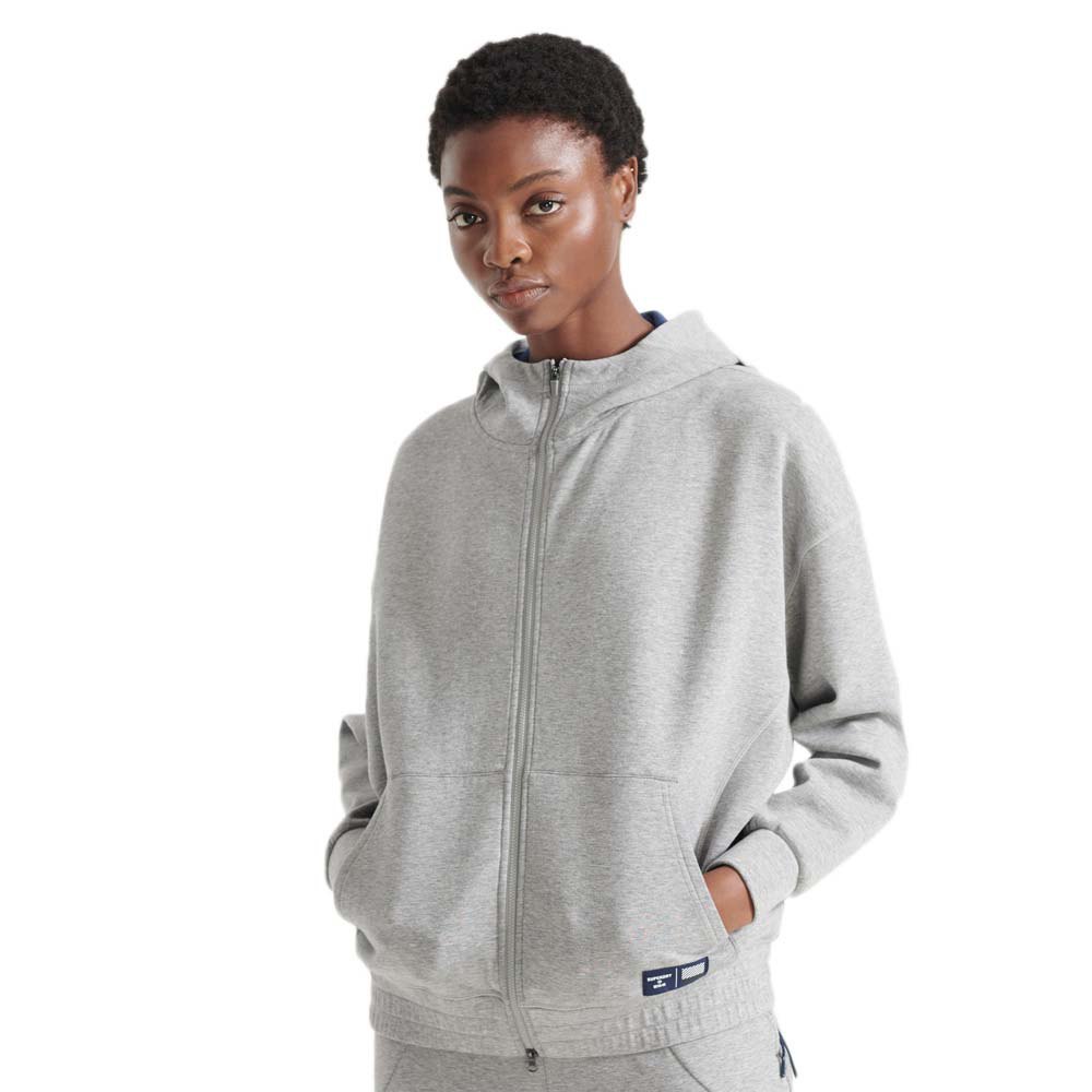 Superdry Train Gymtech Sweatshirt Mit Reißverschluss XL Grey Marl günstig online kaufen