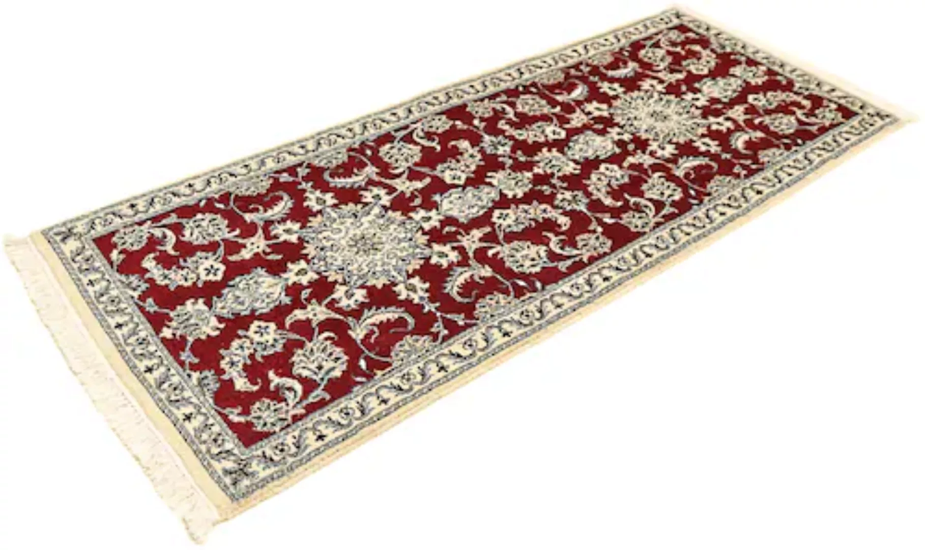 morgenland Orientteppich »Perser - Nain - 193 x 80 cm - dunkelrot«, rechtec günstig online kaufen