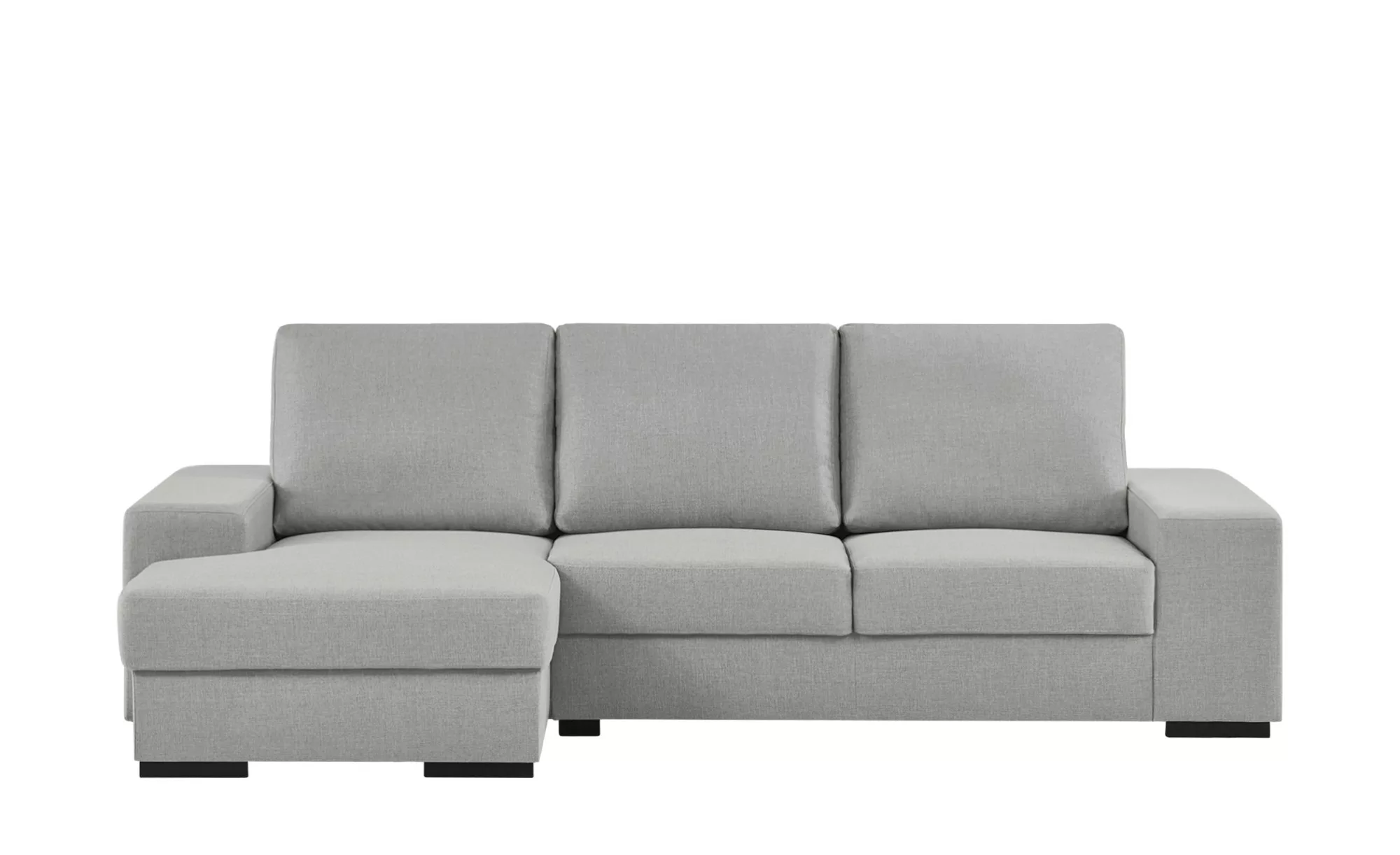 Ecksofa - grau - 92 cm - Polstermöbel > Sofas > Ecksofas - Möbel Kraft günstig online kaufen