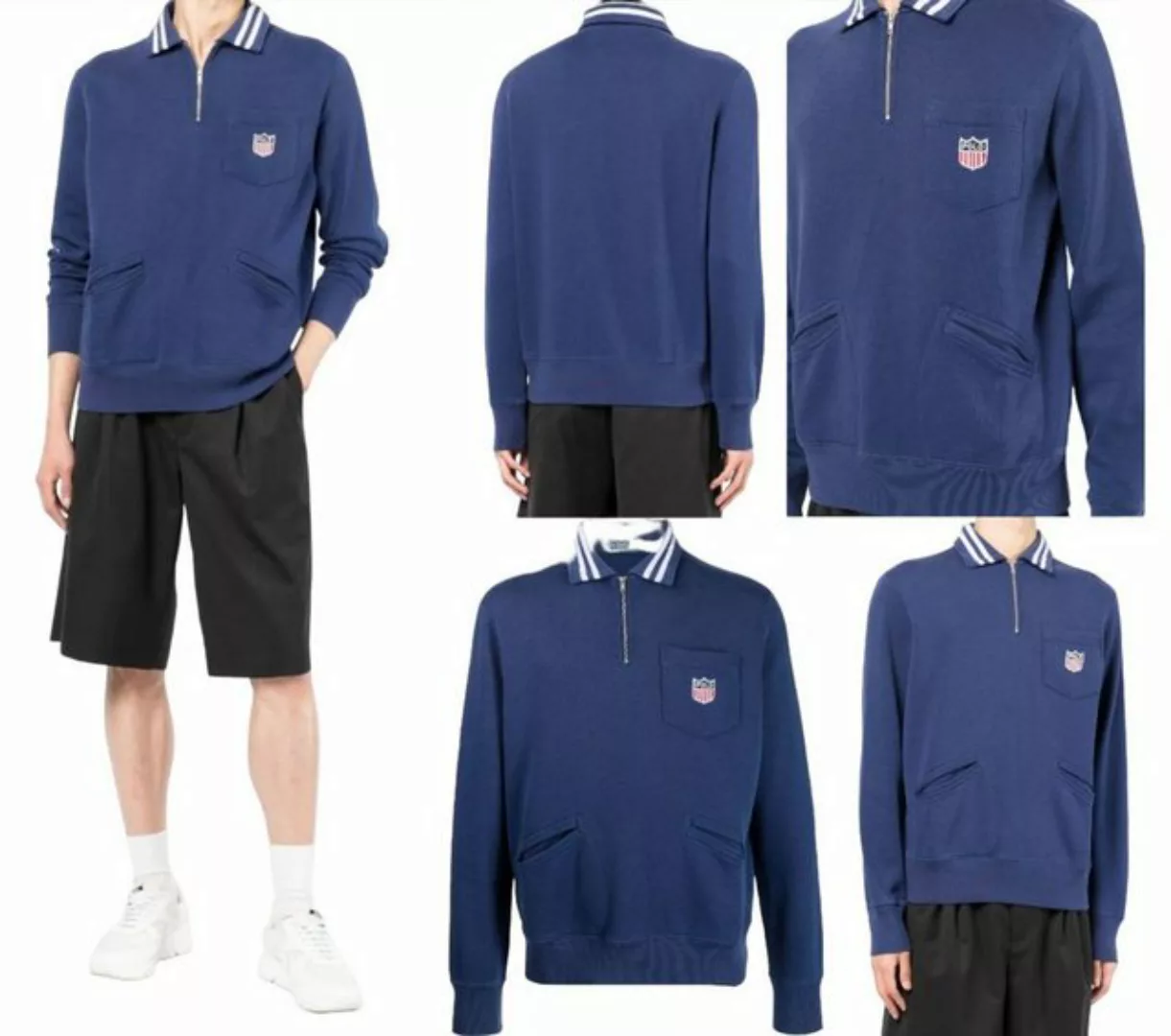 Ralph Lauren Sweatshirt POLO RALPH LAUREN Zip Fleece Jumper Polo Sweater Sw günstig online kaufen