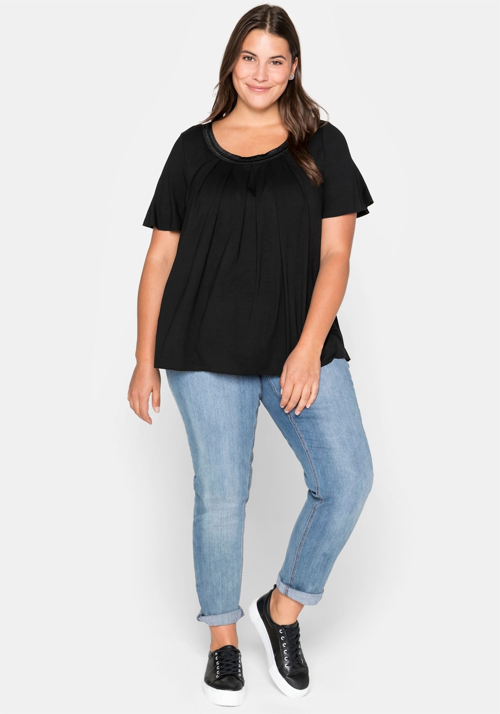Sheego T-Shirt "T-Shirt", (1 tlg.) günstig online kaufen