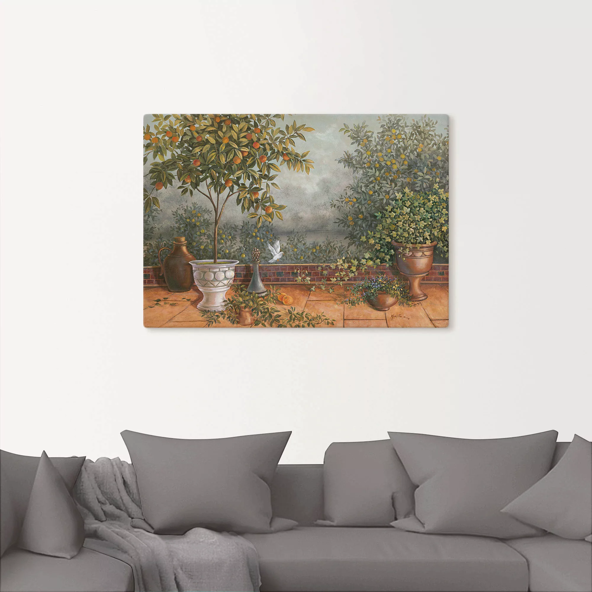Artland Wandbild »Garten I«, Garten, (1 St.), als Leinwandbild, Poster in v günstig online kaufen