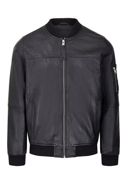 Bolongaro Trevor Lederjacke Ma1 Bomber Bomber, Superweiches Leder, MA1 Armt günstig online kaufen