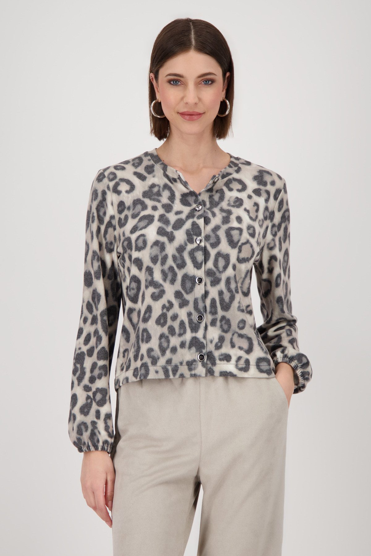 Monari Strickjacke Jacke Jacke Leo Allover günstig online kaufen