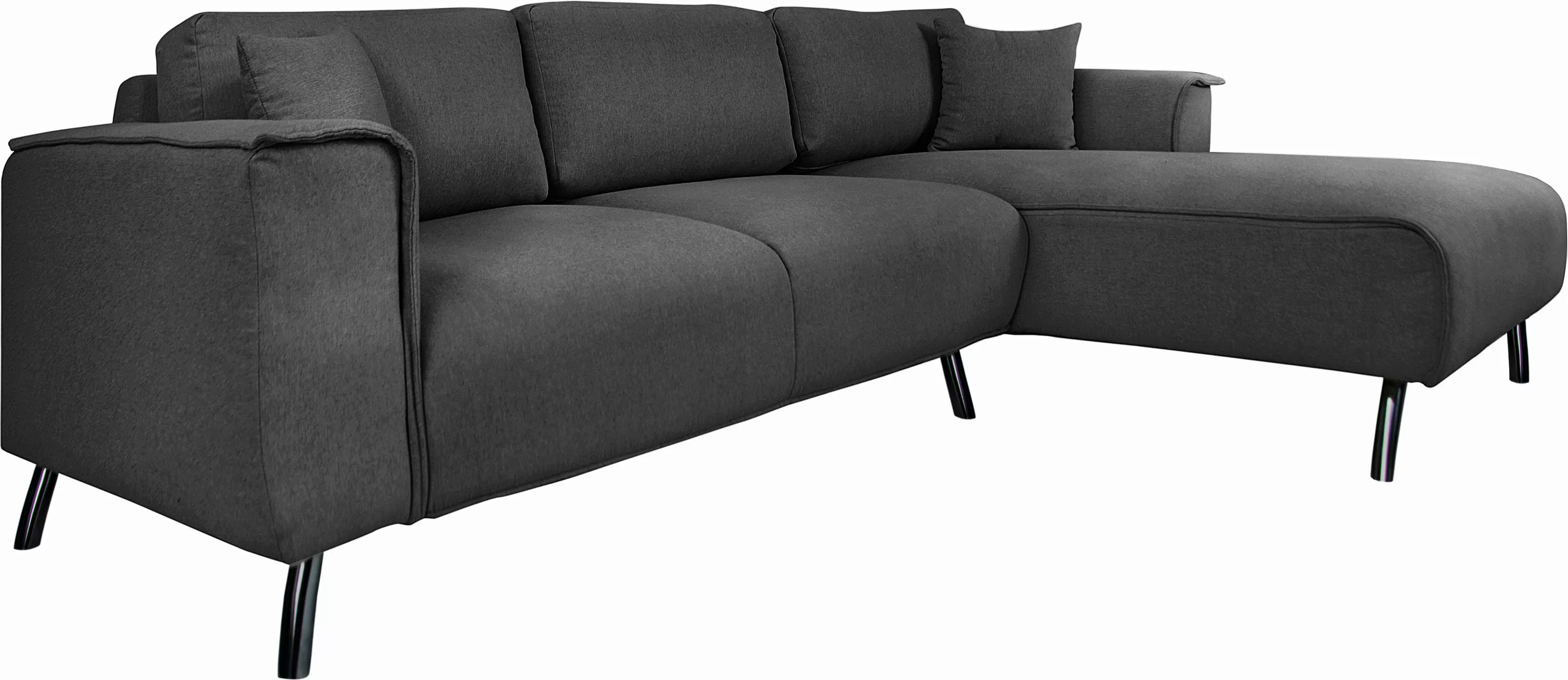 INOSIGN Ecksofa "Malaga", Deckenoptik auf Recamiere und Armlehne günstig online kaufen