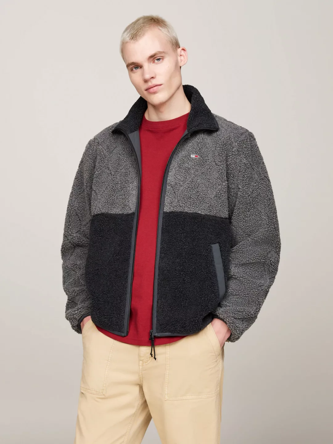 Tommy Jeans Kurzjacke "TJM TEDDY ESSENTIAL JACKET" günstig online kaufen