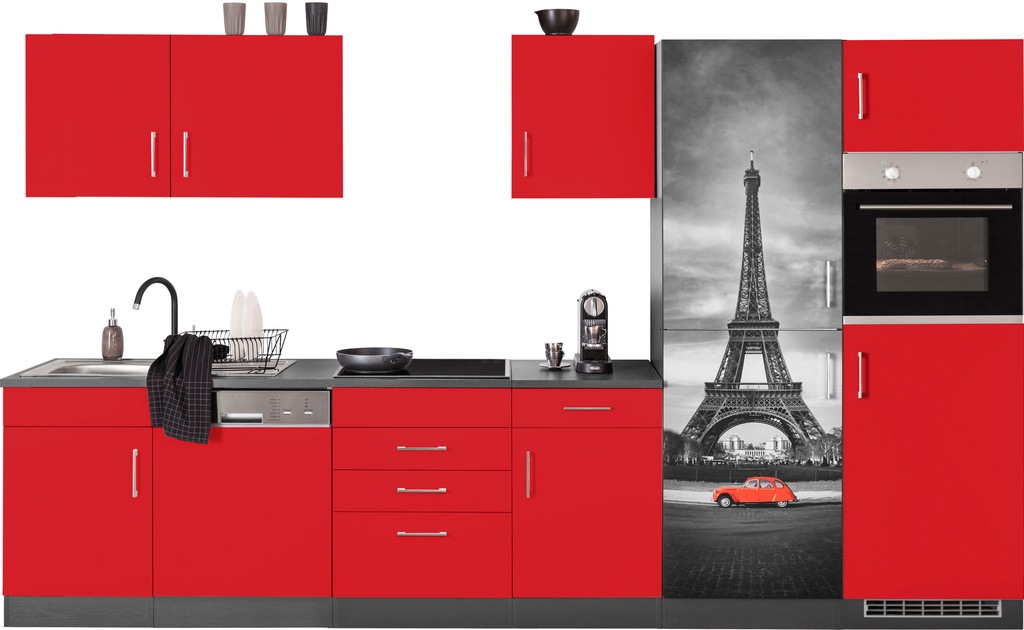 KOCHSTATION Küchenzeile "KS-Paris", ohne E-Geräte, Breite 340 cm günstig online kaufen