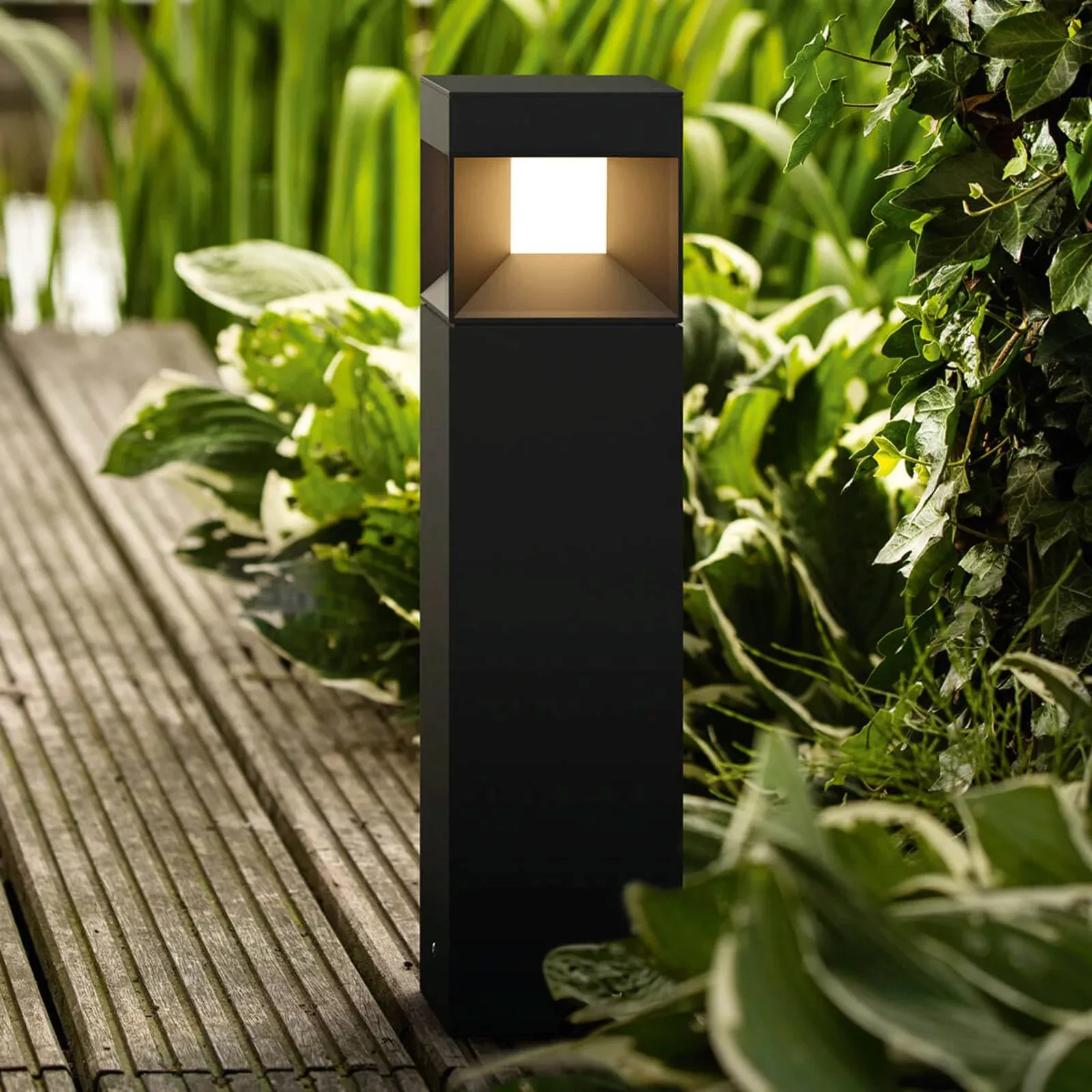 Philips myGarden LED Sockelleuchte Parterre Schwarz günstig online kaufen