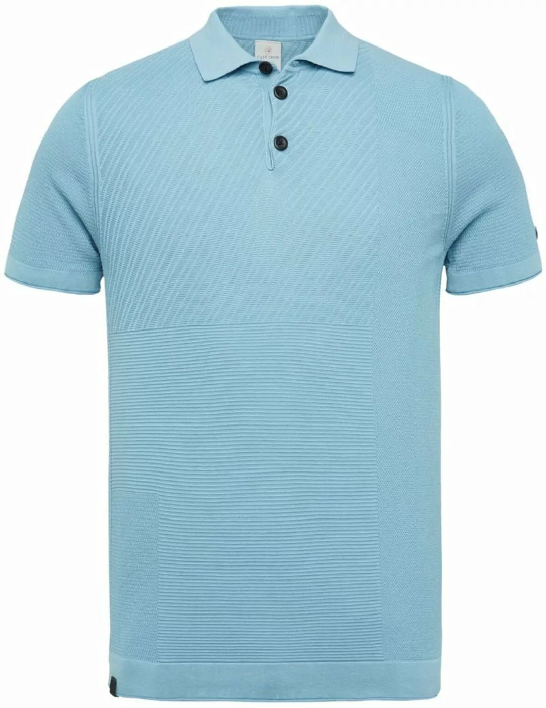 Cast Iron Poloshirt Hellblau - Größe S günstig online kaufen