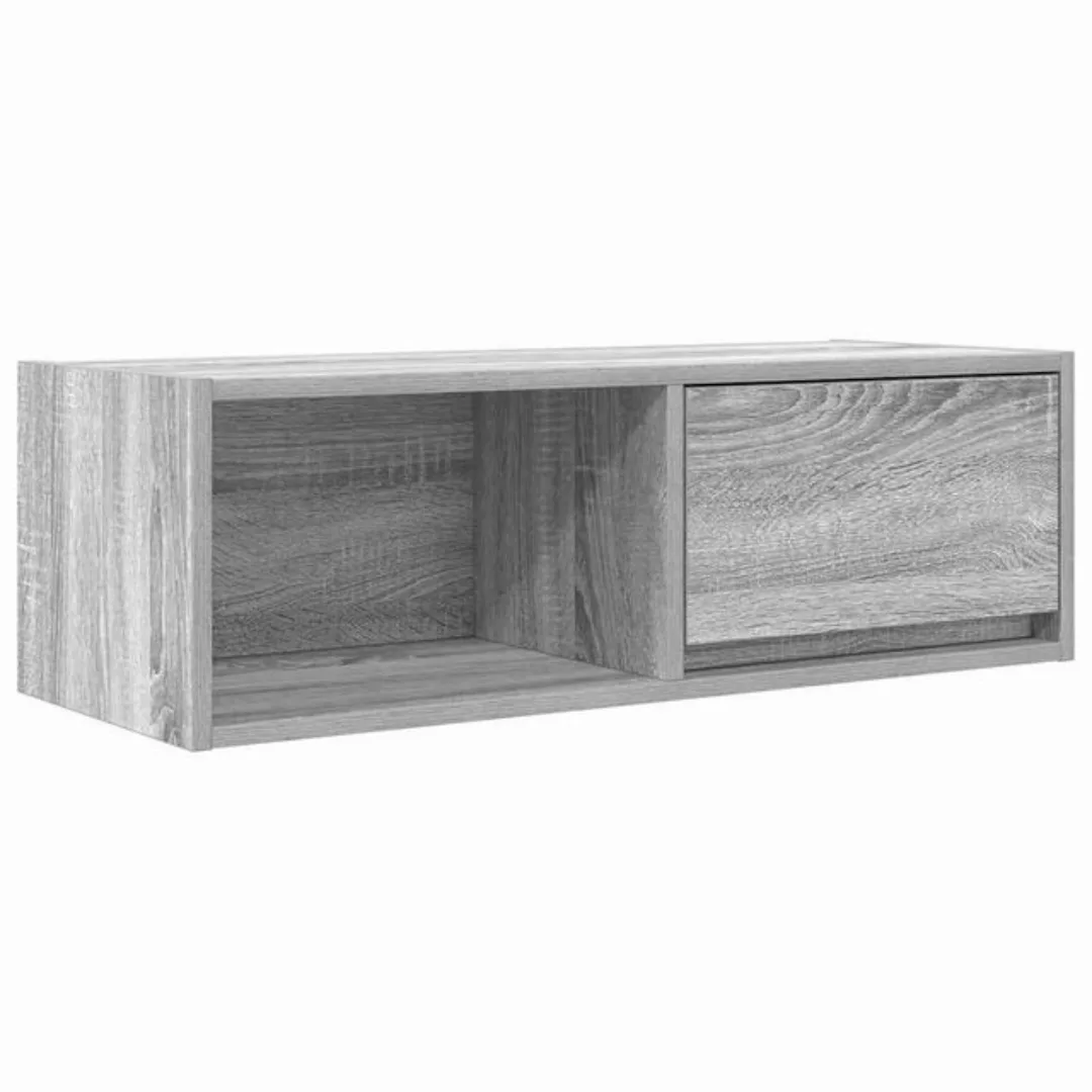 vidaXL TV-Schrank TV-Schrank Grau Sonoma 80x31x25,5 cm Holzwerkstoff (1-St) günstig online kaufen