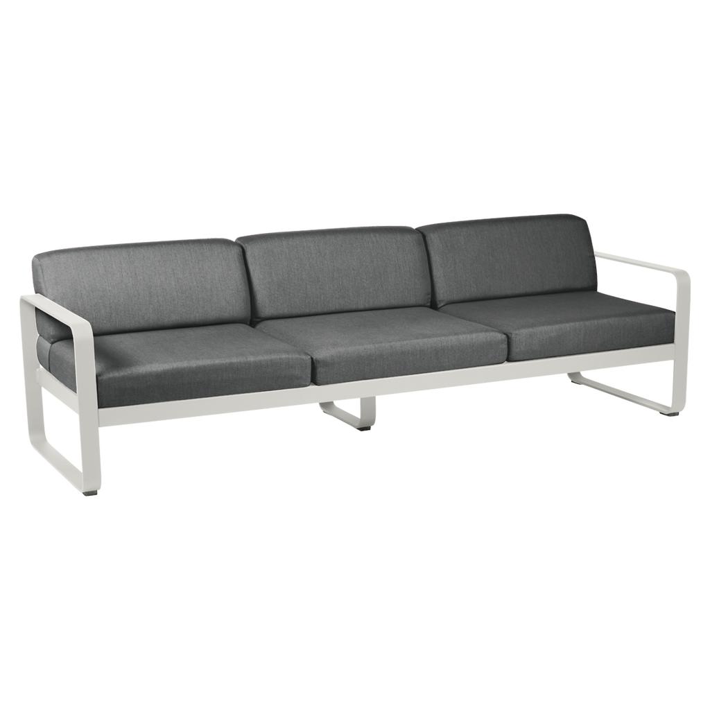 Bellevie 3-Sitzer Lounge-Sofa A5 Lehmgrau A3 Graphitgrau günstig online kaufen