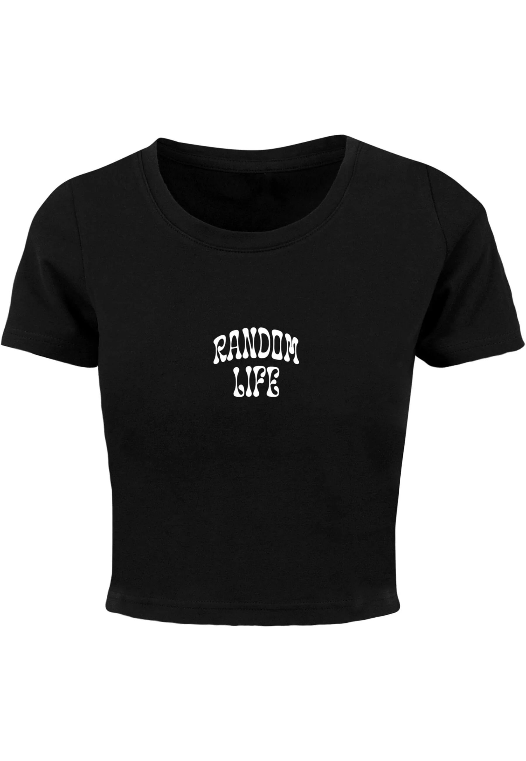 Merchcode T-Shirt "Merchcode Damen Ladies Random Life Cropped Tee" günstig online kaufen