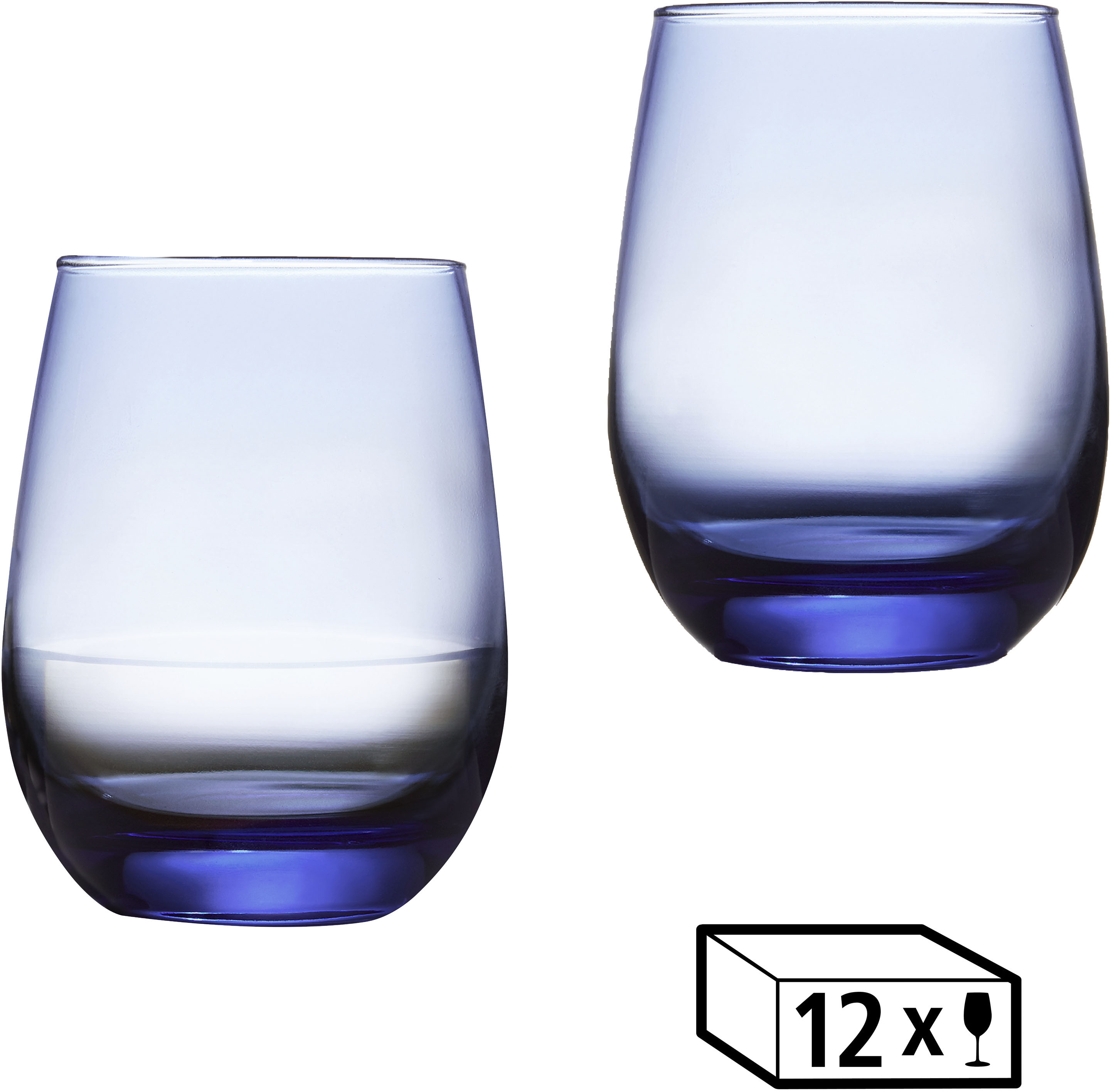 LIBBEY Gläser-Set »Libbey Weinglas, 12er Set -STEMLESS-«, (Set, 12 tlg.), 4 günstig online kaufen