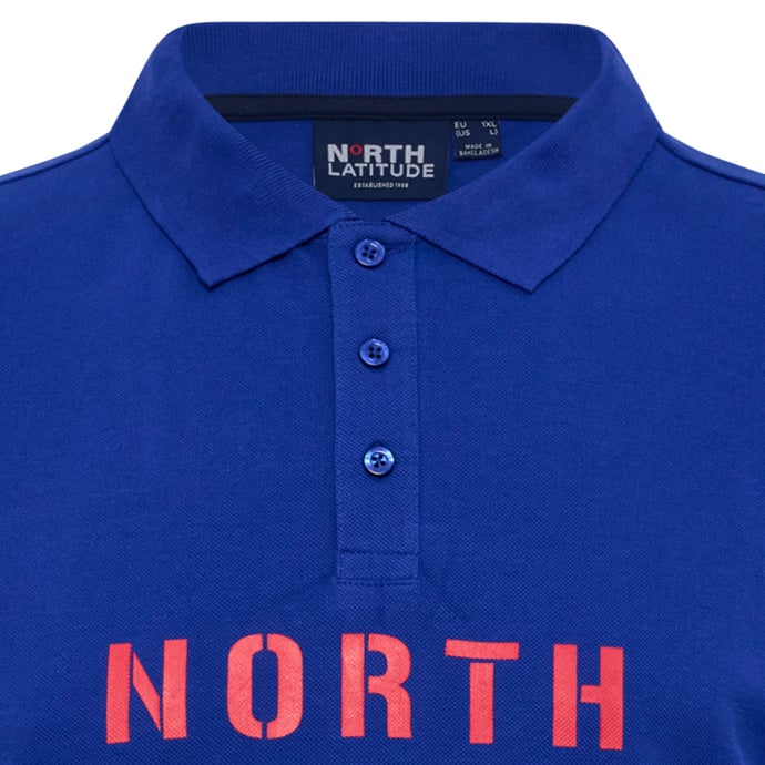 north 56 4 Poloshirt Poloshirt in Herren Übergrößen von North, cobalt-blue günstig online kaufen