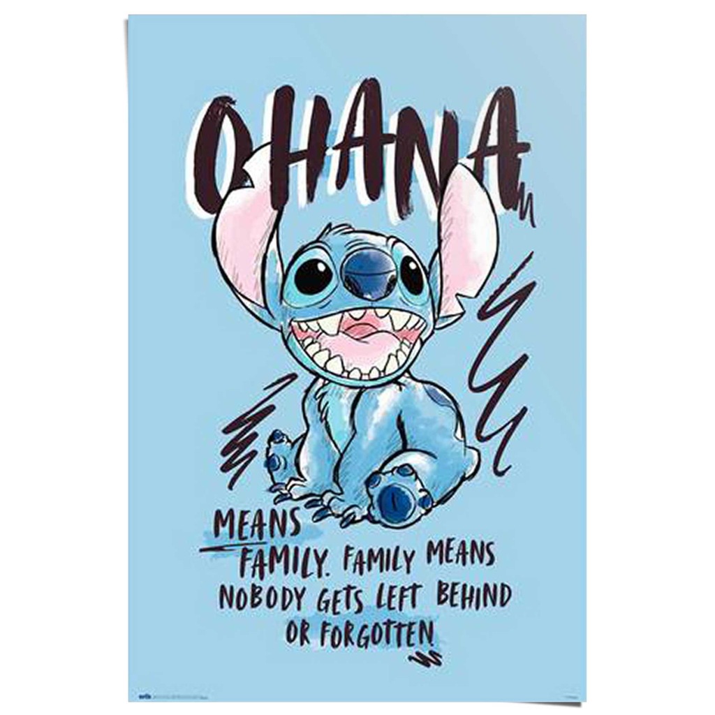 Reinders! Poster »Disney Stitch Ohana« günstig online kaufen