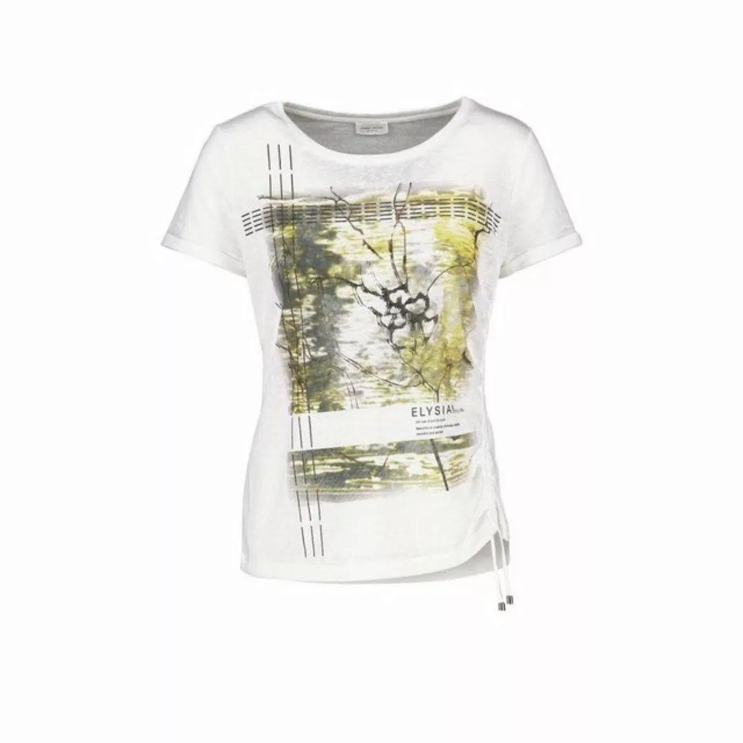 GERRY WEBER Rundhalsshirt offwhite regular (1-tlg) günstig online kaufen