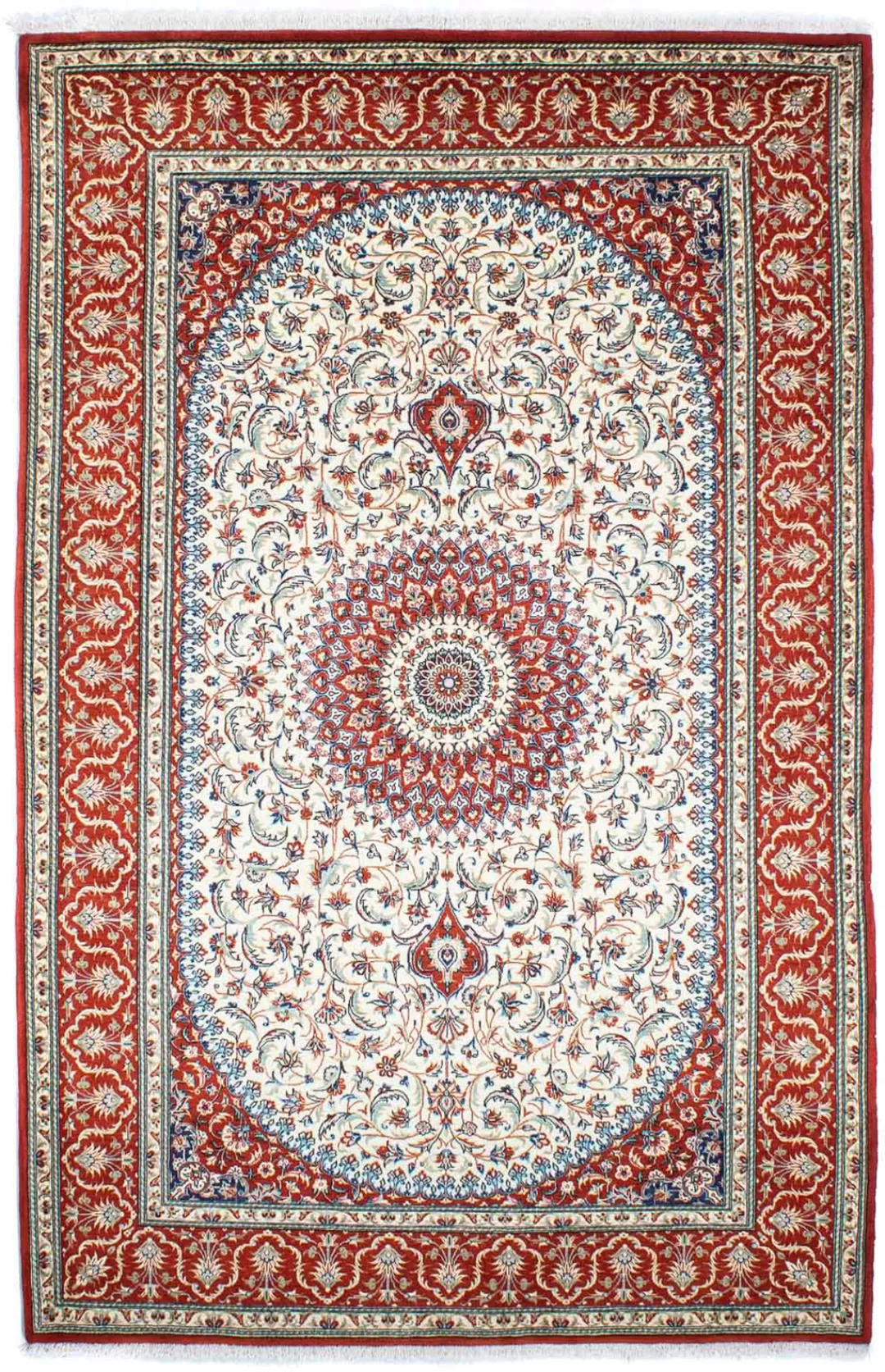 morgenland Orientteppich »Perser - Ghom - 248 x 157 cm - rot«, rechteckig, günstig online kaufen